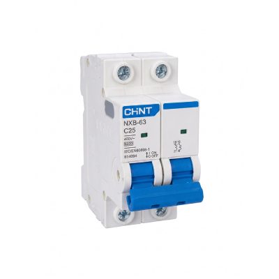 Interruptor-termomagnetico bipolar 2x25A CHINT.