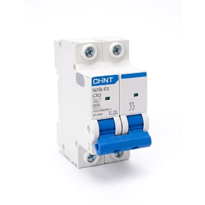 Interruptor-termomagnetico bipolar 2x63A CHINT.