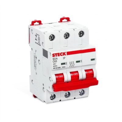 Interruptor Termomagnética Trifásico 2x63A STECK