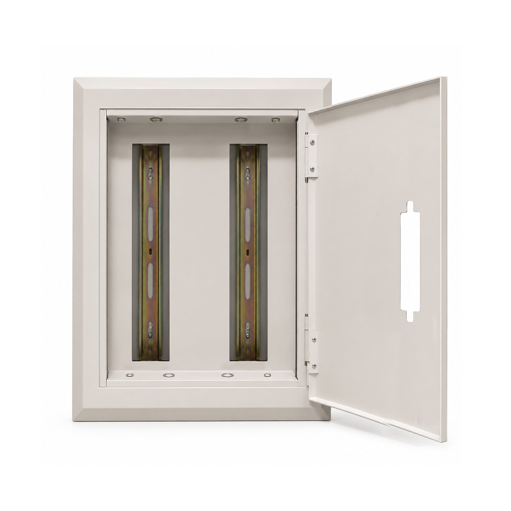 Tablero Empotrable 32 Polos Tipo Riel Vertical 2 Filas