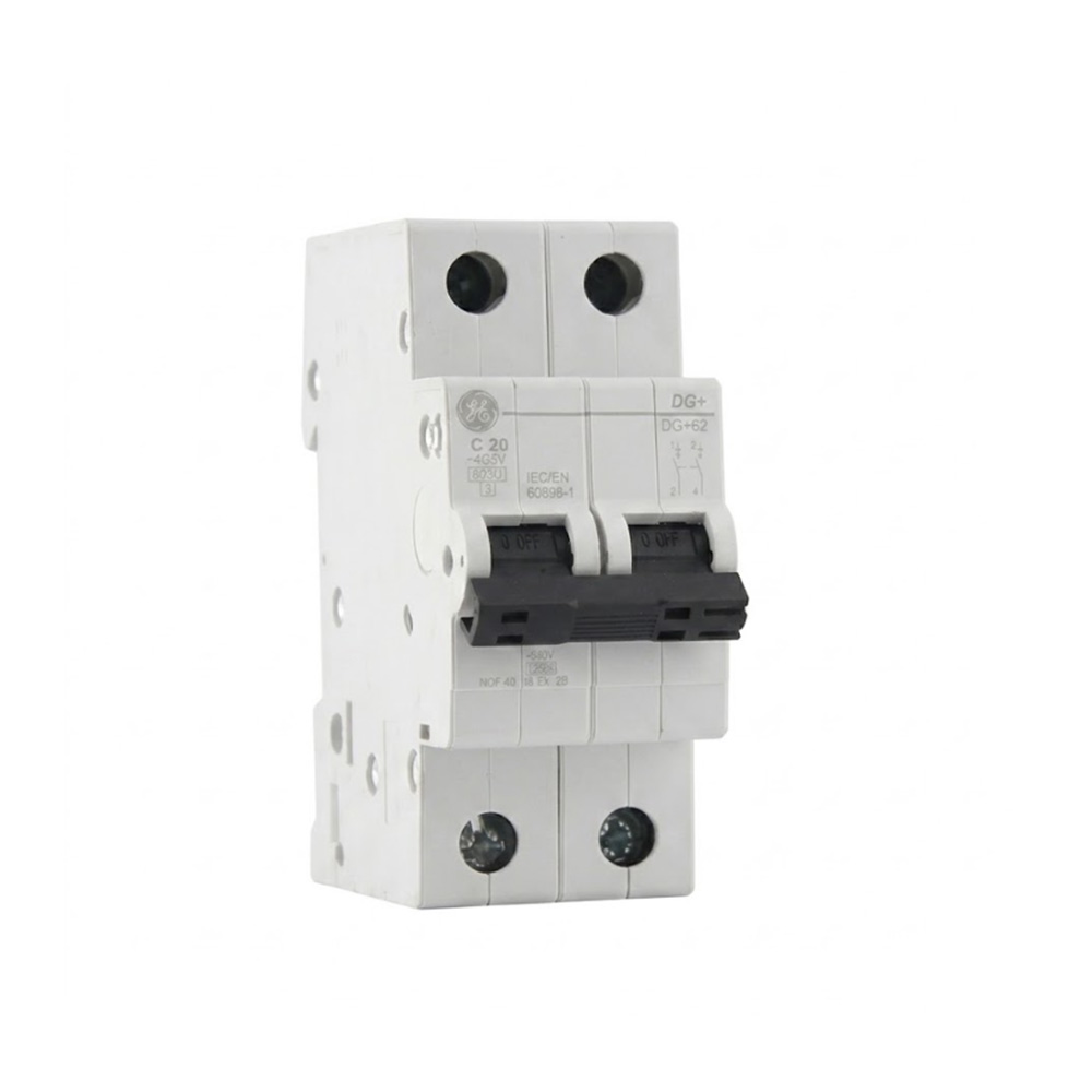 Interruptor Termomagnética Bipolar 2x20A GE