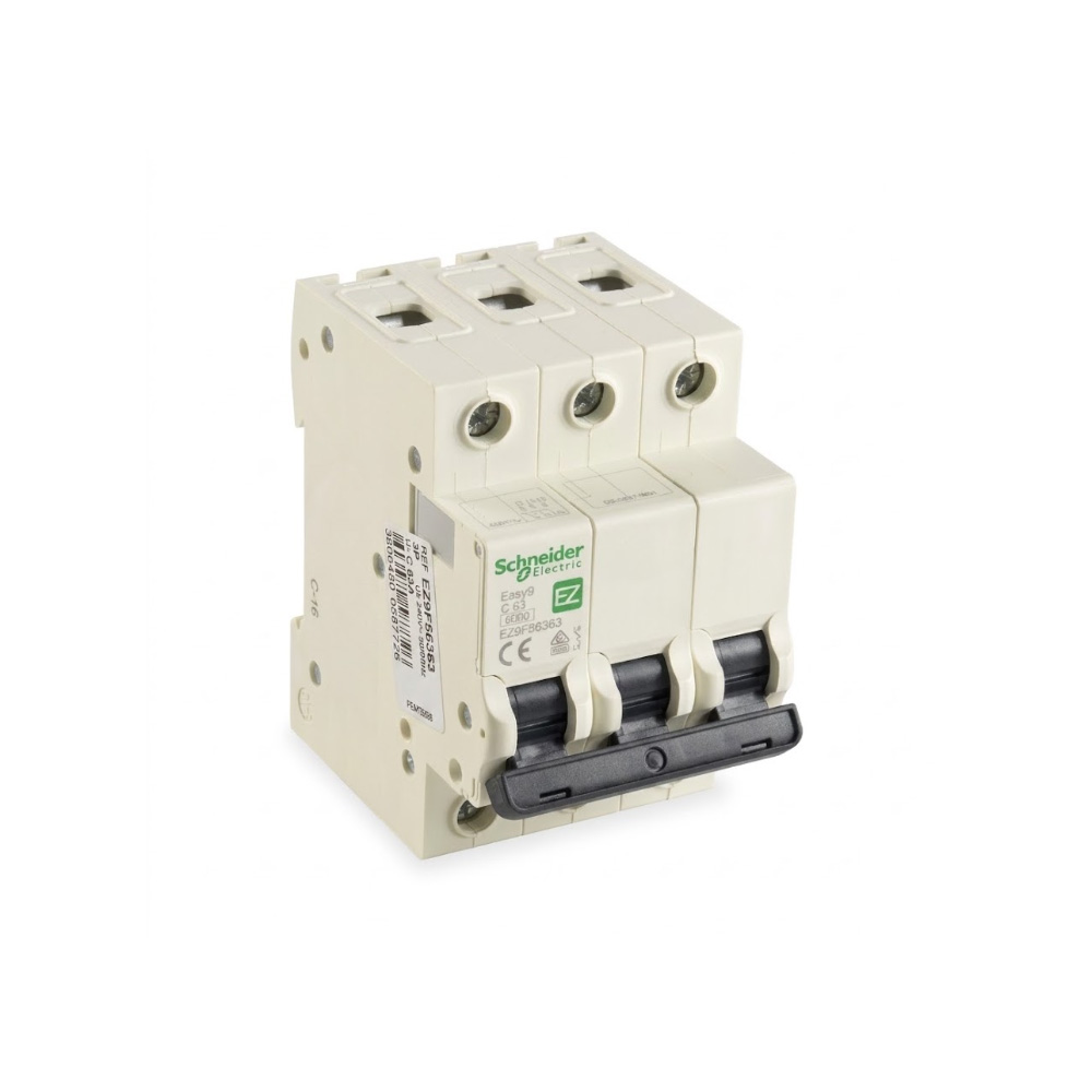 Interruptor Termomagnética Trifásico 3x63A Schneider
